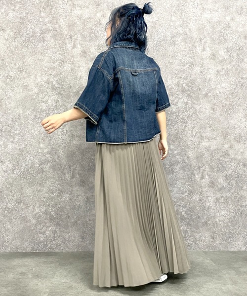 GEVS.（ジェイヴィス）の「ロゴプリントテレコキャミソール＜大きいサイズ有＞GEVS.（キャミソール・レディース・オートミール/杢グレー・LL/3L/4L/5L/M/L）」の15枚目の写真