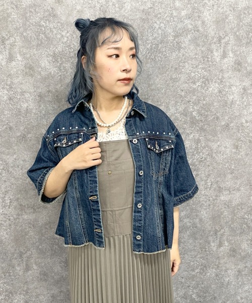 GEVS.（ジェイヴィス）の「ロゴプリントテレコキャミソール＜大きいサイズ有＞GEVS.（キャミソール・レディース・オートミール/杢グレー・LL/3L/4L/5L/M/L）」の16枚目の写真