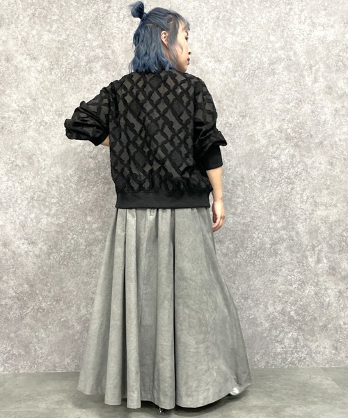 GEVS.（ジェイヴィス）の「ロゴプリントテレコキャミソール＜大きいサイズ有＞GEVS.（キャミソール・レディース・オートミール/杢グレー・LL/3L/4L/5L/M/L）」の20枚目の写真