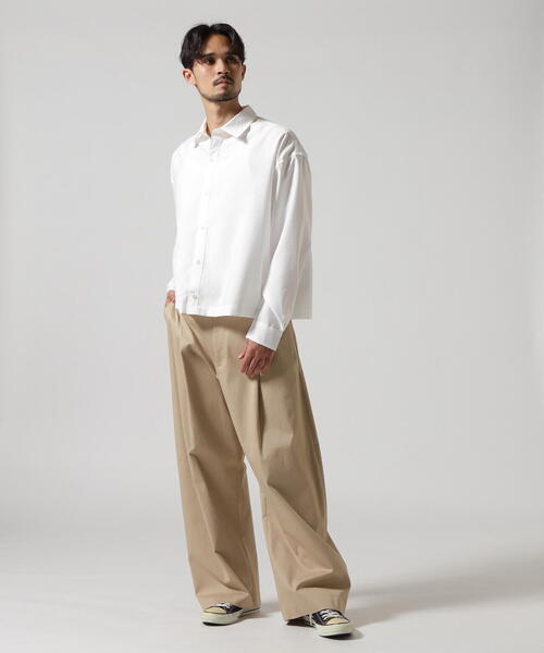 Toironier(トワロニエ)の「Toironier/トワロニエ/Dyed Ventilation SH(Tシャツ/カットソー・メンズ・ホワイト/シルバー・F)」の4枚目の写真