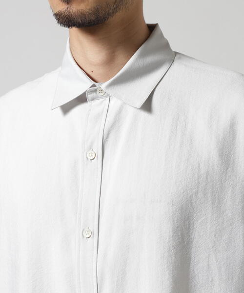 Toironier(トワロニエ)の「Toironier/トワロニエ/Dyed Ventilation SH(Tシャツ/カットソー・メンズ・ホワイト/シルバー・F)」の7枚目の写真