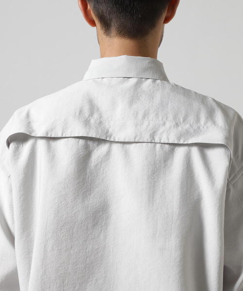 Toironier(トワロニエ)の「Toironier/トワロニエ/Dyed Ventilation SH(Tシャツ/カットソー・メンズ・ホワイト/シルバー・F)」の10枚目の写真