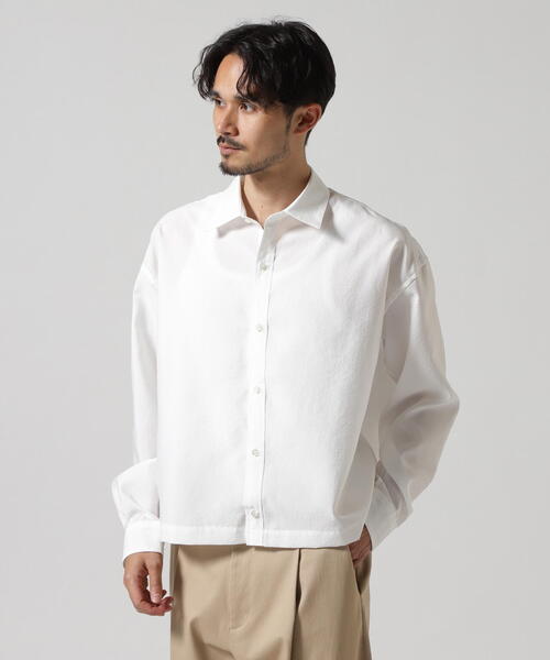 Toironier(トワロニエ)の「Toironier/トワロニエ/Dyed Ventilation SH(Tシャツ/カットソー・メンズ・ホワイト/シルバー・F)」の19枚目の写真