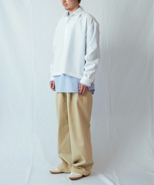 Toironier(トワロニエ)の「Toironier/トワロニエ/Dyed Ventilation SH(Tシャツ/カットソー・メンズ・ホワイト/シルバー・F)」の20枚目の写真