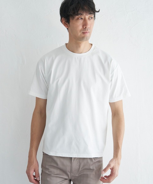 ikka(イッカ)の「【吸水速乾/2点セット】透かしカーデDRYインナーセット(カーディガン/ボレロ・メンズ・チャコールグレー/ベージュ/ネイビー・M/L/XL/S)」の13枚目の写真