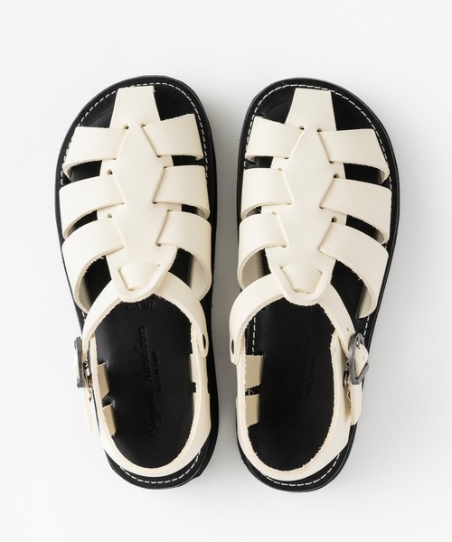 Organic handloom(オーガニックハンドルーム)の「Organic handloom / “GURKHA PLATFORM” サンダル(サンダル・レディース・シルバー/ブラック/ホワイト・25/24/23)」の5枚目の写真