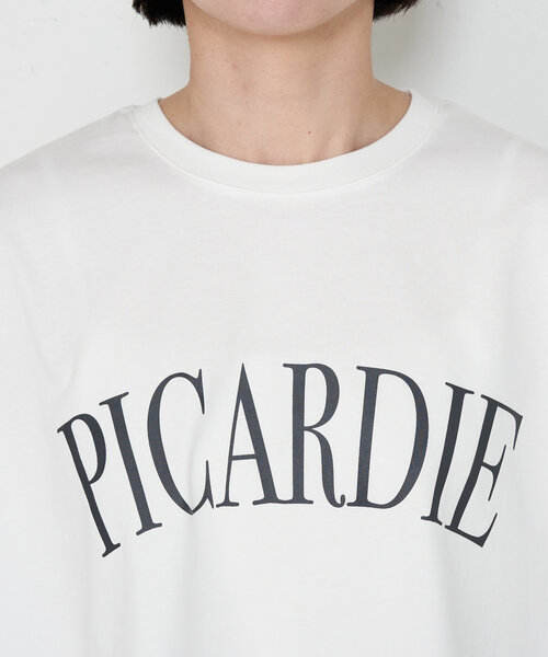 Jena espace merveilleux（ジェナ　エスパスメルヴェイユ）の「ロゴ入りシルケットカットソー（Tシャツ/カットソー・レディース・グレー/ブラック/オフホワイト・FREE）」の14枚目の写真