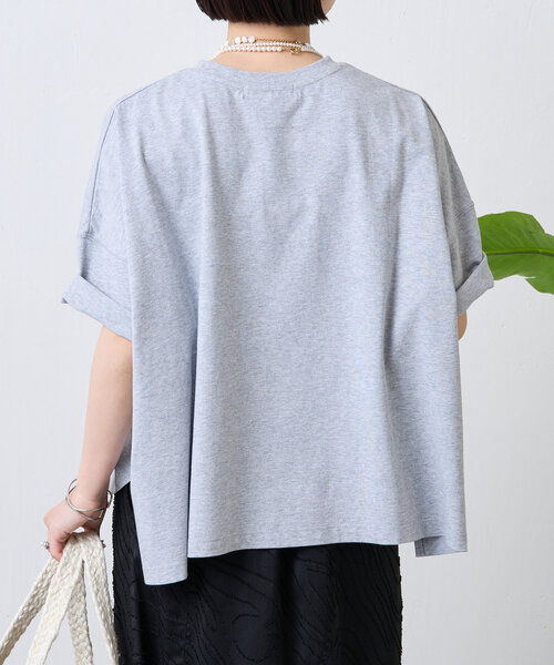 ロゴ入りシルケットカットソー（Tシャツ/カットソー）｜Jena espace