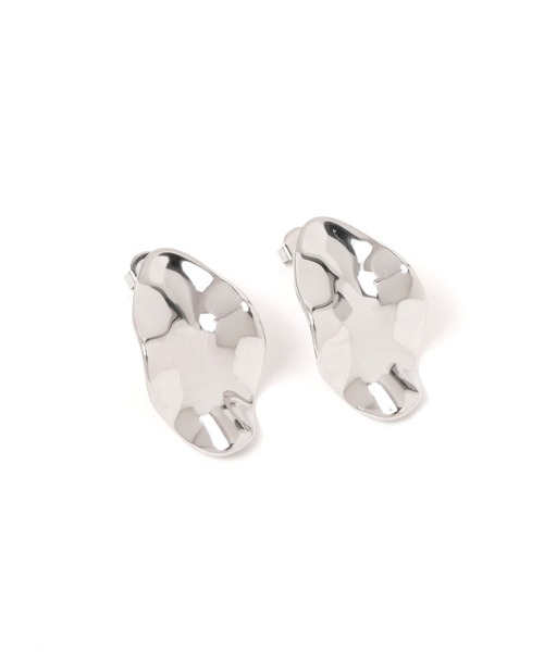 LEPSIM（レプシィム）の「ステンレスボリュームピアス　328057（ピアス（両耳用）・レディース・ゴールド/シルバー/シルバー系その他・ONE SIZE）」の5枚目の写真