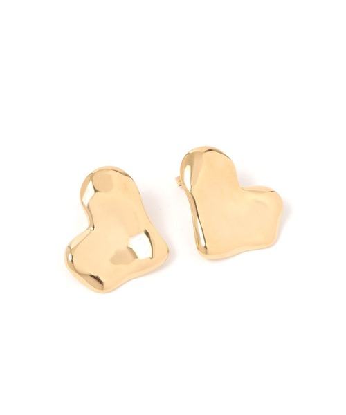 LEPSIM（レプシィム）の「ステンレスボリュームピアス　328057（ピアス（両耳用）・レディース・ゴールド/シルバー/シルバー系その他・ONE SIZE）」の6枚目の写真