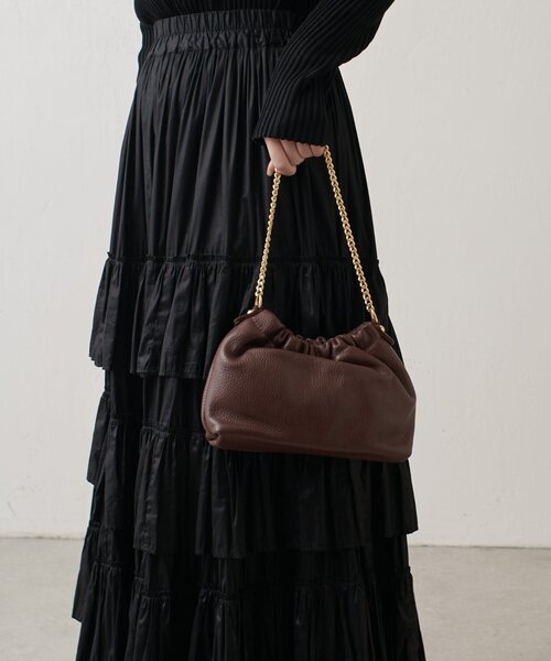 Lui's（ルイス）の「MILLELA FIRENZE チェーンショルダーバッグ（ショルダーバッグ・レディース・ブラウン/ブラック/ホワイト系その他・FREE）」の18枚目の写真