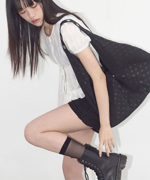 ★FANCY CLUB★DOT EYELET SHOULDER BAGドット ショルダーバッグ FANCY CLUB】DOT EYELET SHOULDER BAG(ショルダーバッグ