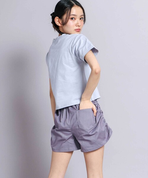 ZIDDY（ジディ）の「リボンモチーフ付きショートパンツ(130~160cm)（その他パンツ・キッズ・グレー/ブラック・FREE/130cm/140cm/150cm）」の8枚目の写真