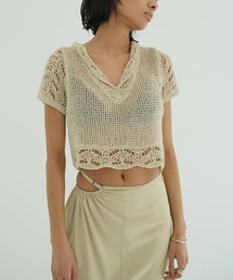 CLANE（クラネ）の「BALLOON SLEEVE GATHER KNIT TOPS（ニット
