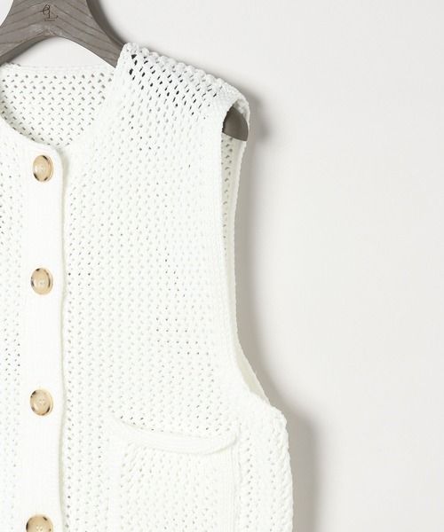 JEANASIS(ジーナシス)の「【eL】3G Compact Vest/329207(ベスト・レディース・ネイビー/ホワイト/ブラウン・FREE)」の20枚目の写真
