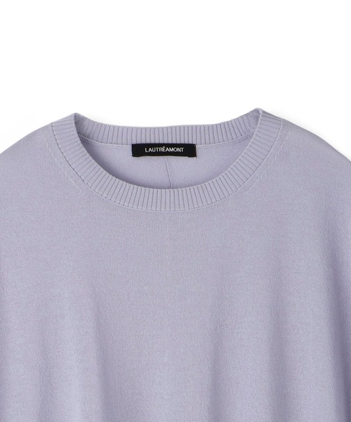 LAUTREAMONT（ロートレアモン）の「【WEB限定】リネンライクシアーニット≪手洗い可能≫（ニット/セーター・レディース・グリーン/ブルー/ピンク/イエロー/ネイビー/ブラウン/ブラック/パープル/ベージュ/ホワイト・9号）」の17枚目の写真