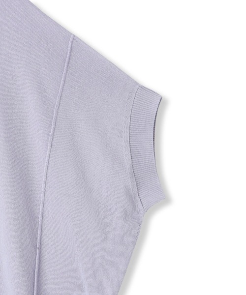 LAUTREAMONT（ロートレアモン）の「【WEB限定】リネンライクシアーニット≪手洗い可能≫（ニット/セーター・レディース・グリーン/ブルー/ピンク/イエロー/ネイビー/ブラウン/ブラック/パープル/ベージュ/ホワイト・9号）」の15枚目の写真