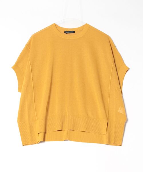 LAUTREAMONT（ロートレアモン）の「【WEB限定】リネンライクシアーニット≪手洗い可能≫（ニット/セーター・レディース・グリーン/ブルー/ピンク/イエロー/ネイビー/ブラウン/ブラック/パープル/ベージュ/ホワイト・9号）」の11枚目の写真