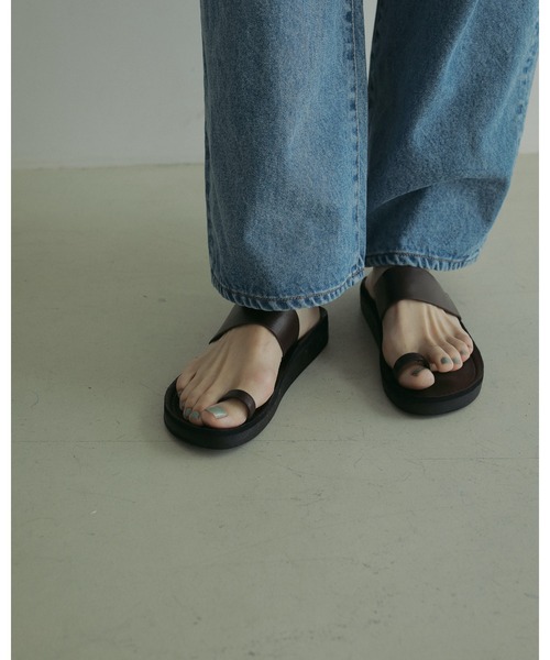 靴 anuke Ecoleather Belt Sandals anuke Ecoleather Belt Sandals
