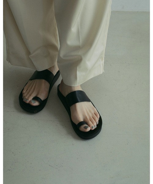 靴 anuke Ecoleather Belt Sandals anuke Ecoleather Belt Sandals