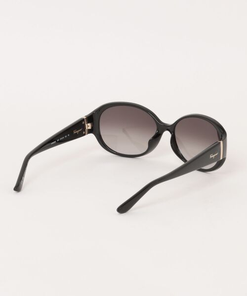 FERRAGAMO（フェラガモ）の「【FERRAGAMO/フェラガモ】オーバル サングラス SF683SA 001（サングラス・レディース・ブラック・FREE）」の3枚目の写真