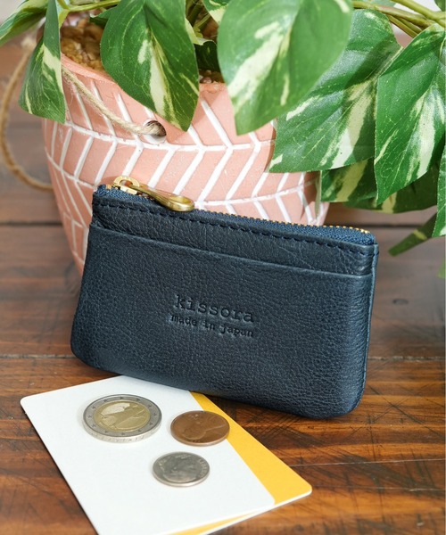 kissora（キソラ）の「【kissora/キソラ】 日本製 本革 小物入れ ブリリオ コインケース（L）（コインケース・レディース・ブラック/オリーブ/ブラウン/レッド/ネイビー・FREE）」の4枚目の写真