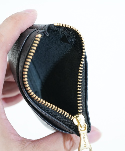kissora（キソラ）の「【kissora/キソラ】 日本製 本革 小物入れ ブリリオ コインケース（L）（コインケース・レディース・ブラック/オリーブ/ブラウン/レッド/ネイビー・FREE）」の7枚目の写真