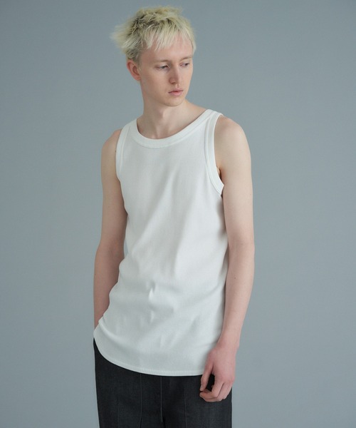 onegravity(ワングラビティ)の「onegravity / リブタンクトップ(タンクトップ・メンズ・ブラック/ホワイト・SMALL/MEDIUM/LARGE/X-LARGE)」の1枚目の写真