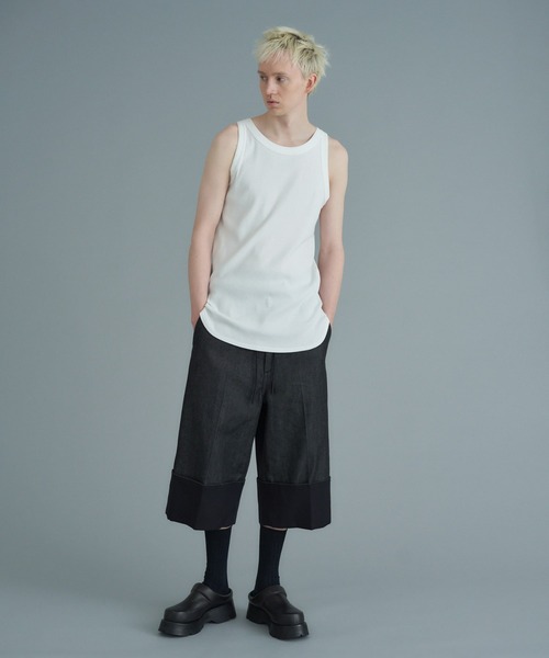 onegravity(ワングラビティ)の「onegravity / リブタンクトップ(タンクトップ・メンズ・ブラック/ホワイト・SMALL/MEDIUM/LARGE/X-LARGE)」の10枚目の写真
