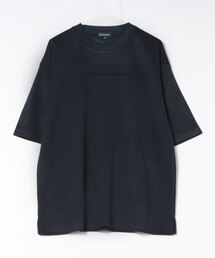 【Blue Standard/ブルースタンダード】接触冷感 COOLスムース フェイクレイヤード フットボール切り替えリラックスフィットTシャツ