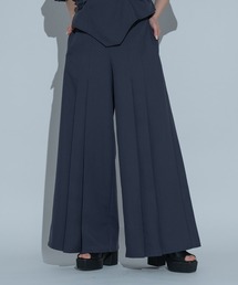 Ellno de Mavie（エルノデメヴィ）の「プリーツワイドパンツ/SETUP対応（スラックス）」