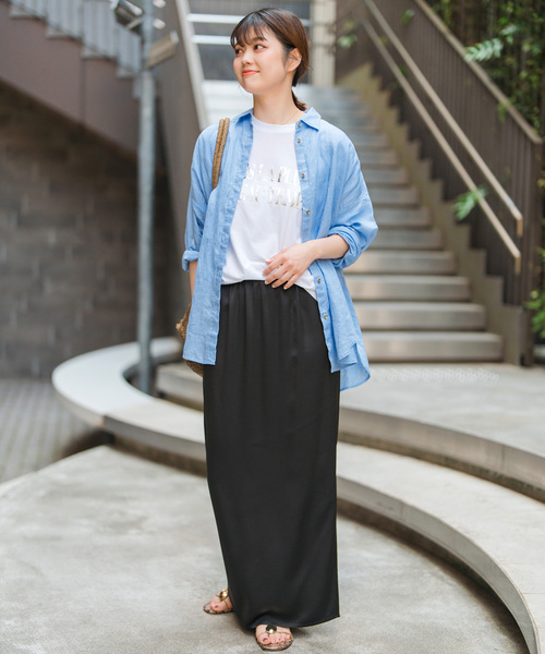 Spick & Span(スピックアンドスパン)の「《追加》箔ロゴプリントTシャツ(Tシャツ/カットソー・レディース・シルバー/ゴールド・FREE)」の12枚目の写真