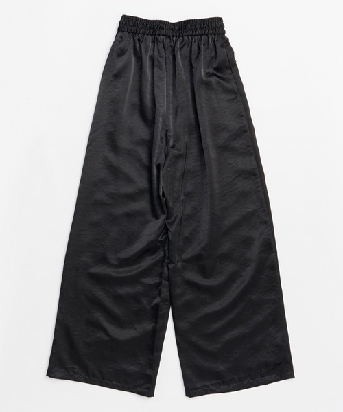 PRANK PROJECT（プランクプロジェクト）の「フラワービジューサテンイージーパンツ / Flower Beaded Satin Easy Pants（その他パンツ・レディース・ブラック/ホワイト・36/38）」の14枚目の写真