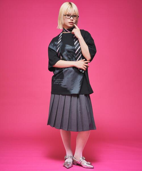 LTR DEPTH（レイターデプス）の「LTR DEPTH/ラインストーングラフィックT（Tシャツ/カットソー・メンズ・ホワイト/ブラック・MEDIUM/LARGE）」の10枚目の写真