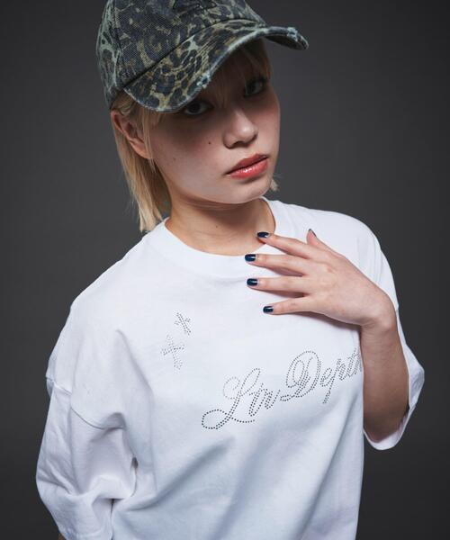 LTR DEPTH（レイターデプス）の「LTR DEPTH/ラインストーングラフィックT（Tシャツ/カットソー・メンズ・ホワイト/ブラック・MEDIUM/LARGE）」の21枚目の写真