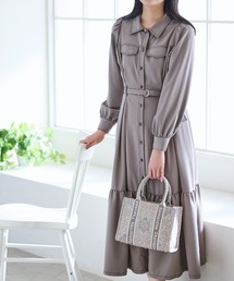 Samantha Thavasa | エキゾチックモチーフジャガードハンドバッグ(ハンドバッグ)