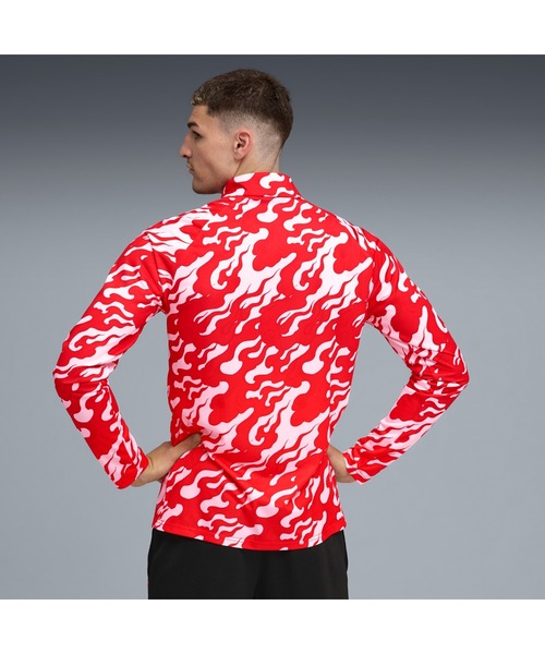 PUMA（プーマ）の「PUMA プーマ メンズ 2025-26 ACミラン プレマッチ クォータジップ トップ（Tシャツ/カットソー・メンズ・ホワイト系その他/ホワイト×レッド・SMALL/X-LARGE/X-SMALL/MEDIUM/LARGE）」の15枚目の写真