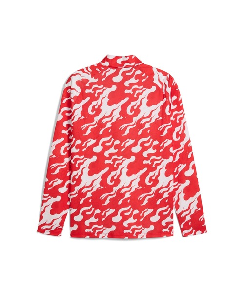 PUMA（プーマ）の「PUMA プーマ メンズ 2025-26 ACミラン プレマッチ クォータジップ トップ（Tシャツ/カットソー・メンズ・ホワイト系その他/ホワイト×レッド・SMALL/X-LARGE/X-SMALL/MEDIUM/LARGE）」の18枚目の写真