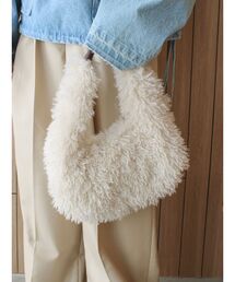 Ungrid | フェイクファーラウンドハンドバッグ(ハンドバッグ)