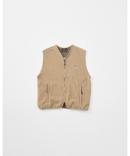 THOUSAND MILE(サウザンドマイル)の「【THOUSAND MILE】KNIT FLEECE ZIP VEST/ニットフリース ジップベスト(ベスト・メンズ・ブラック/ライトベージュ/チャコールグレー・XL/XS/S/M/L)」の3枚目の写真