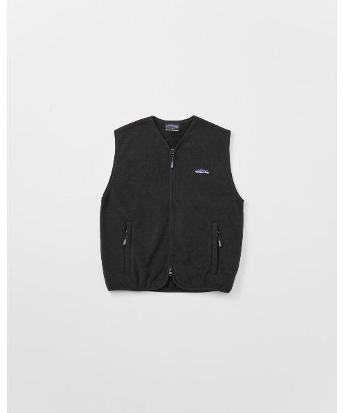 THOUSAND MILE(サウザンドマイル)の「【THOUSAND MILE】KNIT FLEECE ZIP VEST/ニットフリース ジップベスト(ベスト・メンズ・ブラック/ライトベージュ/チャコールグレー・XL/XS/S/M/L)」の1枚目の写真