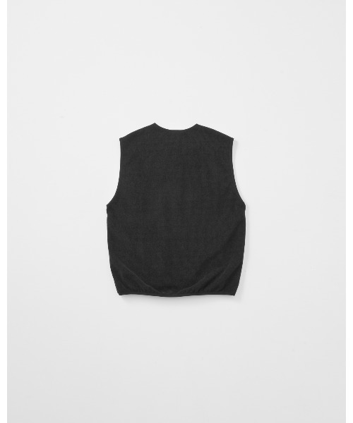 THOUSAND MILE(サウザンドマイル)の「【THOUSAND MILE】KNIT FLEECE ZIP VEST/ニットフリース ジップベスト(ベスト・メンズ・ブラック/ライトベージュ/チャコールグレー・XL/XS/S/M/L)」の5枚目の写真