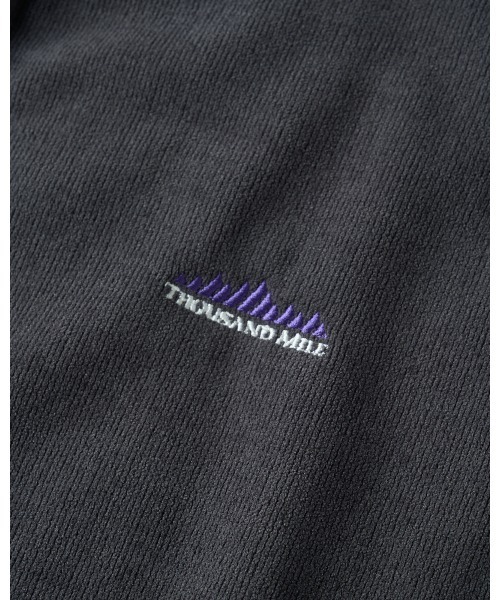 THOUSAND MILE(サウザンドマイル)の「【THOUSAND MILE】KNIT FLEECE ZIP VEST/ニットフリース ジップベスト(ベスト・メンズ・ブラック/ライトベージュ/チャコールグレー・XL/XS/S/M/L)」の9枚目の写真