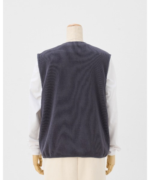 THOUSAND MILE(サウザンドマイル)の「【THOUSAND MILE】KNIT FLEECE ZIP VEST/ニットフリース ジップベスト(ベスト・メンズ・ブラック/ライトベージュ/チャコールグレー・XL/XS/S/M/L)」の15枚目の写真