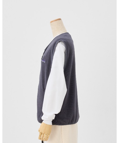 THOUSAND MILE(サウザンドマイル)の「【THOUSAND MILE】KNIT FLEECE ZIP VEST/ニットフリース ジップベスト(ベスト・メンズ・ブラック/ライトベージュ/チャコールグレー・XL/XS/S/M/L)」の14枚目の写真
