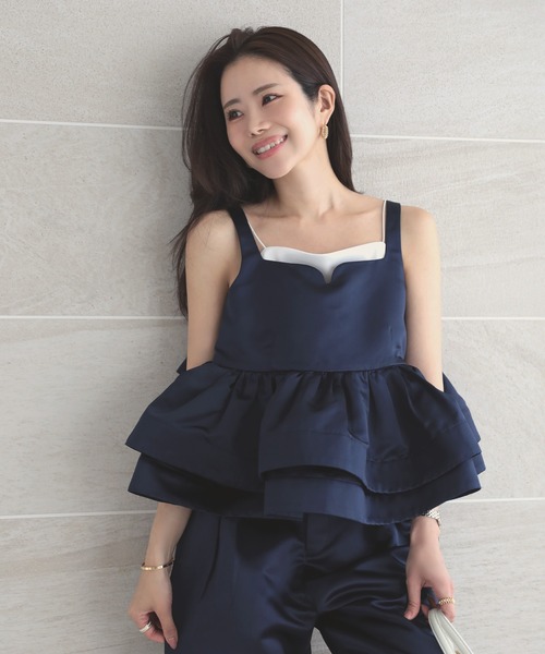 MAXMARA アウトレット●JACKIE オフショル サテンビスチェドレス MAX MARA】在庫限り☆シルク サテン ワンショルダードレス