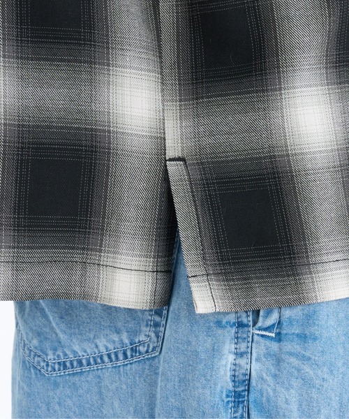 DC SHOES（ディーシーシューズ）の「25 OMBRE CHECK SHIRT /DC胸ポケットロゴワンポイントオンブレチェック半袖シャツ（シャツ/ブラウス・メンズ・ブラック系その他/ホワイト系その他・MEDIUM/LARGE/X-LARGE）」の12枚目の写真