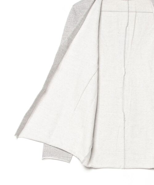 FLISTFIA(フリストフィア)の「FLISTFIA/フリストフィア Jacket Cardigan ジャケット 秋服 冬服(ステンカラーコート・メンズ・ライトグレー・2)」の9枚目の写真