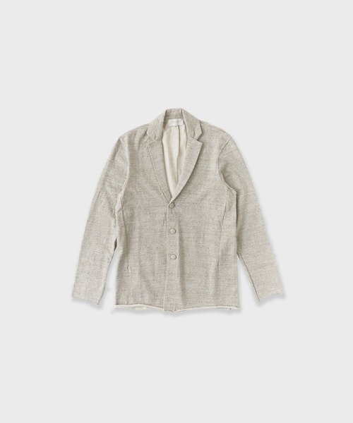 FLISTFIA(フリストフィア)の「FLISTFIA/フリストフィア Jacket Cardigan ジャケット 秋服 冬服(ステンカラーコート・メンズ・ライトグレー・2)」の1枚目の写真