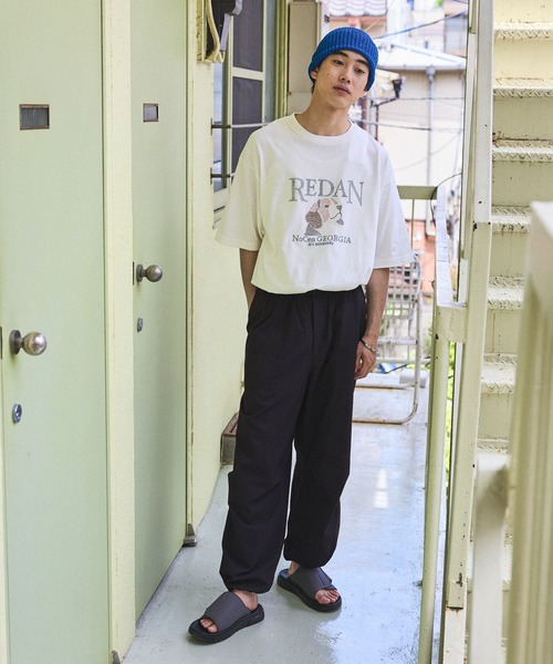 niko and...（ニコアンド）の「アソートモチーフ刺繍Tシャツ（Tシャツ/カットソー・メンズ・チャコール/ネイビー/ホワイト/オフホワイト・MEDIUM/LARGE）」の10枚目の写真